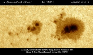 SunSpots_AR11818_20130814_0712_UT 1.jpg